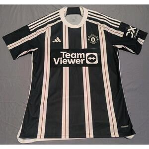 Adidas Manchester United Away Jersey 23/24 Dark Green AEROREADY Size L